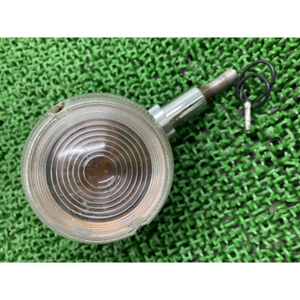 GT380 ウインカー 片側 社外 中古 バイク 部品 レプリカ ノーマルタイプ 鉄製 クリアレンズ...