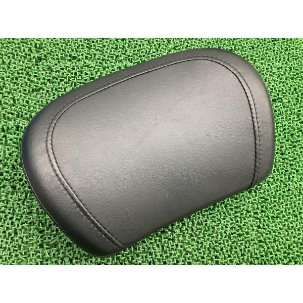 ツーリング バックレストパッド ハーレー 純正 中古 バイク 部品 グロスブラック コンディション良...