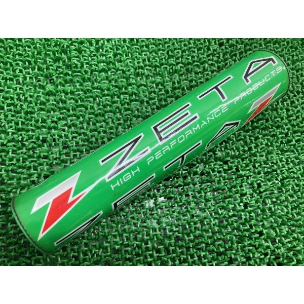 ZETA製 ハンドルバーパッド 緑 社外 中古 バイク 部品 ジータ クッション 破れ無し XR25...