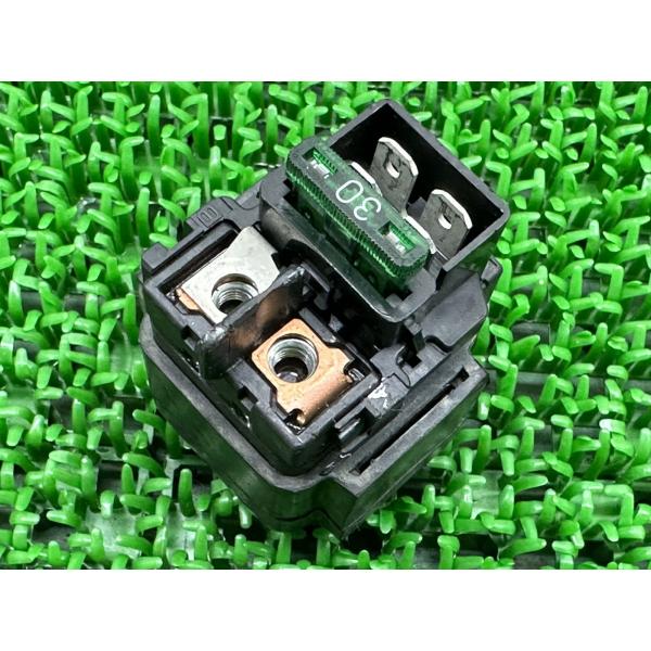 W650 スターターリレー MR5 カワサキ 純正 中古 バイク 部品 EJ650A ソレノイドスイ...