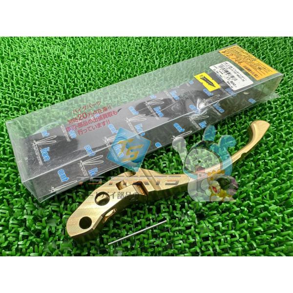 antlion製ZX-10R ブレーキレバー ゴールド 在庫有 即納 社外 新品 バイク 部品 ピス...