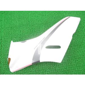 VT250F アッパーカウル 左 白 KV0 ホンダ 純正 中古 バイク 部品 MC15 修復素材に...