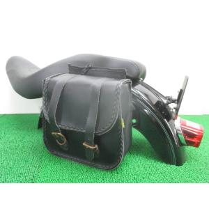 Willie＆Max製 サイドバッグ 片側 社外 中古 ハーレー バルカン シャドウ ドラッグスター...