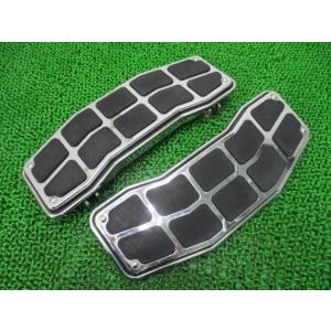ステップボード 左右 ハーレー 純正 中古 バイク 部品 クローム&ラバー