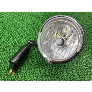 汎用 ヘッドライト 社外 中古 バイク 部品 ライト径180mm リム径200mm