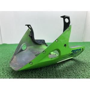 GPZ750R アンダーカウル 緑 55028-1072 カワサキ 純正 中古 バイク 部品 ZX750G GPZ900R ペイント素材に 割れ欠け無し 品薄 車検 Genuine｜ts-parts