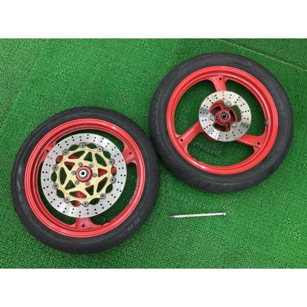TZR250 ホイール 前後 1KT-031*** ヤマハ 純正 中古 バイク 部品 1KT セット...
