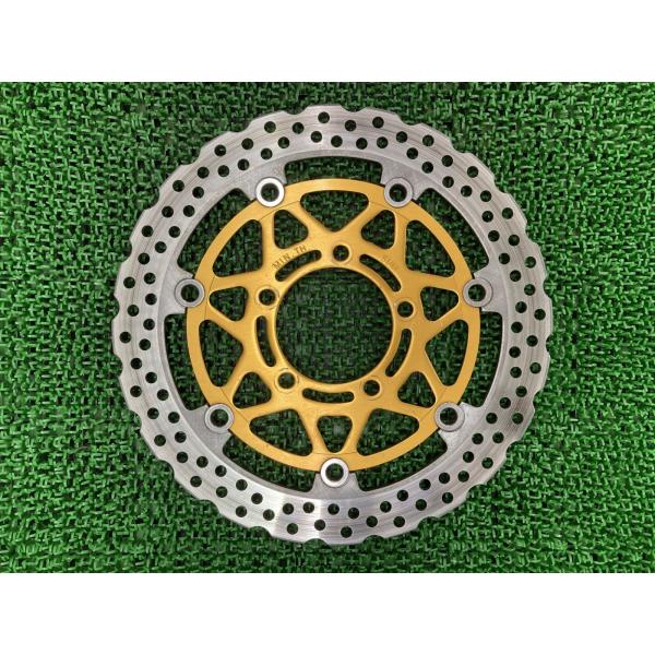 ZX-6R フロントブレーキディスク 片側 カワサキ 純正 中古 バイク 部品 ZX636C ニンジ...