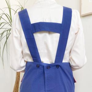 防炎品 母の日 エプロン 日本製 ツートン H...の詳細画像2