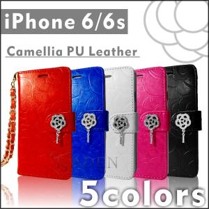 iPhone6s iPhone6 ケース 手帳型 カメリア アイフォン アイホンカバー スマホケース プレゼント ブランド 横