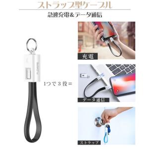iPhone 充電ケーブル 短い 充電器 コー...の詳細画像1
