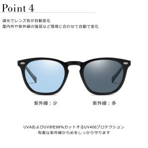 サングラス メンズ レディース 偏光 uv 調...の詳細画像4
