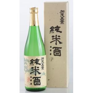 清酒 　加茂五葉 　純米酒 　〔720ml〕　(多胡本家酒造場)