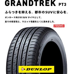 夏タイヤ　225/60R17 99V　1台分　4本　ダンロップ　グラントレック　PT3　2022年製　アウトレット｜tsc