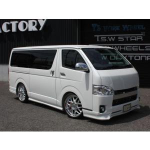 ハイエース 200系 TPDエアロ（フロント サイド リア）3点セット 未塗装 