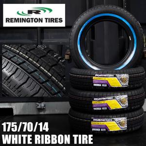 REMINGTON ホワイトリボンタイヤ　175/70R14　4本（レミントン）＜ローライダー/USDM/インパラ/タウンカー/キャデ/カプリス＞｜tscoltd2005s