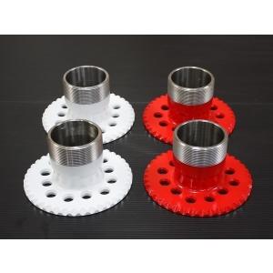 ワイヤーホイール T's WIRE タワーアダプター 6穴（6H139.7） 1台分