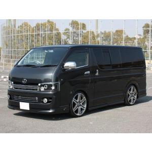 ※送料込み‼️トヨタ ハイエース　標準　パールブラック エアロパーツ 未使用 ハイエース 200系 TPDエアロ（フロント サイド リア）3点セット 未塗装