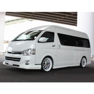 200系ハイエース　ワイド　スーパーロング　1型後期　純正フロント外装セット ハイエース 200系 TPDエアロ（フロント サイド リア）3点セット 塗装済