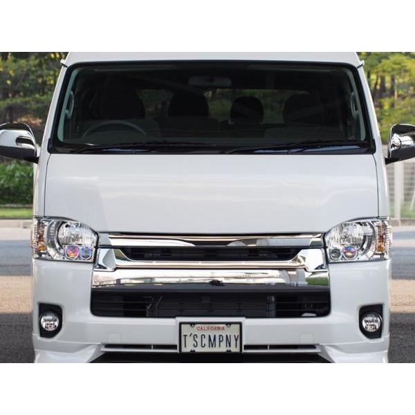 ハイエース 200系 TPD ユーロフェイス ボンネット 塗装済 ワイド 4型（S-GL ワゴンDX...