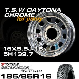 新型 ジムニー ホイール TSW デイトナクローム 16X5.5J-18 ホイール4本