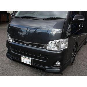 ハイエース 200系 TPDエアロ ユーロフェイス ボンネット 未塗装 ワイド