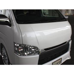 ハイエース 200系 TPD ユーロフェイス ボンネット 塗装済 ナロー 4型