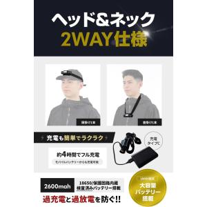 ヘッドライト 充電式 釣り 軽量 防水 LED...の詳細画像4