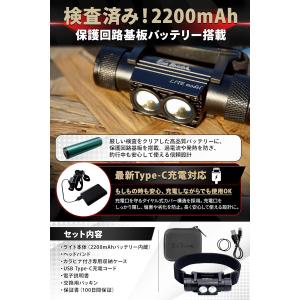 ヘッドライト 釣り 充電式 堤防ライトゲーム専...の詳細画像5