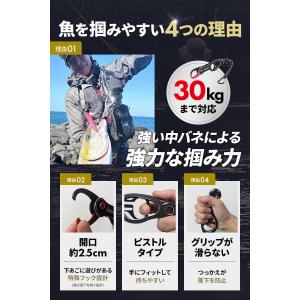 フィッシュグリップ 魚つかみ 超軽量 防錆 ア...の詳細画像3