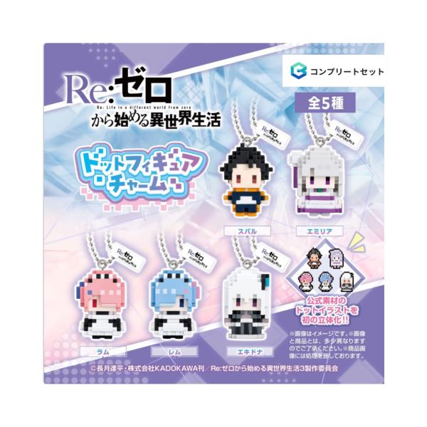 【予約商品 2026年4月発売予定 】Re: ゼロから始める 異世界 生活 ドット フィギュア チャ...