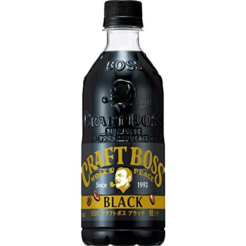 BOSS(ボス) サントリー コーヒー クラフトボス 無糖ブラック 500ml×24本