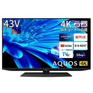 シャープ 43V型 4K 液晶 テレビ AQUOS 4T-C43EN2 N-Blackパネル 倍速液晶 Google TV (2022年モデル)｜tsecstore
