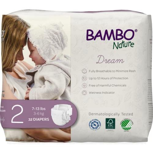 BAMBO Nature　バンボネイチャー ドリーム テープタイプ XS （3kg〜6kg） 32枚...