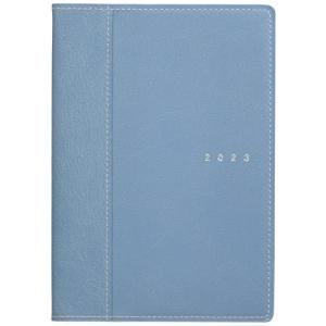 高橋書店 手帳 2023年 B6 ウィークリー シャルム 4 スモーキーブルー No.354
