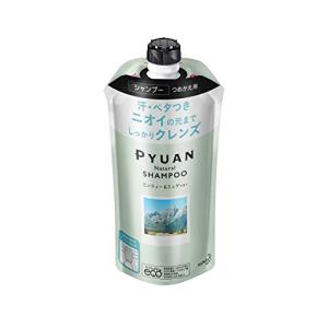 PYUAN メリットピュアン ナチュラル  ミンティー&ミュゲの香り シャンプー つめかえ用 340ml   シリコーン