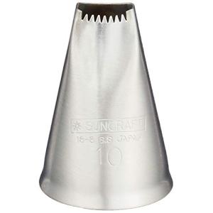 サンクラフト 絞り袋 口金 平波 10mm 日本製 ステンレス 食洗機対応 ケーキ クッキー デコレーション 製菓 パティシエール PP-562