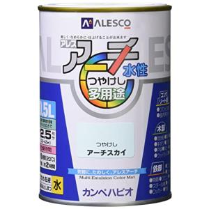 カンペハピオ ペンキ 塗料 水性 つやけし アーチスカイ 0.5L 水性塗料 日本製 アレスアーチ 00227652741005