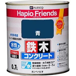 カンペハピオ ペンキ 塗料 水性 つやあり 白 0.7L 水性塗料 日本製