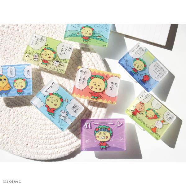 〈単品〉コジコジ　シークレットひとコマレイヤーアクリルクリップ　ティーズファクトリー