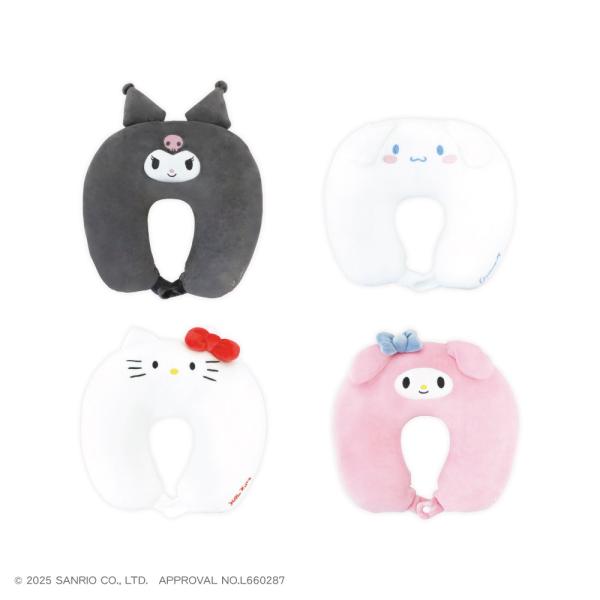 【予約】サンリオキャラクターズ　おでかけ２WAYネックピロー　ティーズファクトリー　