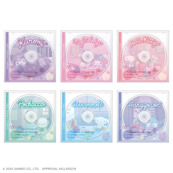 サンリオキャラクターズ　CDケース風メモ　ティーズファクトリー