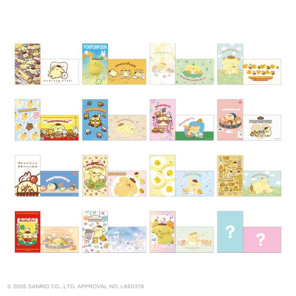 【予約】〈BOX〉ポムポムプリン　30周年シークレットスマロイド　ティーズファクトリー　