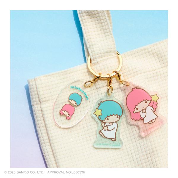 リトルツインスターズ　３チャームキーホルダー　ティーズファクトリー