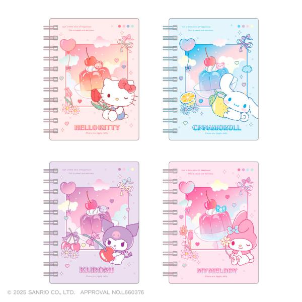 【予約】サンリオキャラクターズ-Churu uru jiggly jelly-　ちゅるっとA6リング...