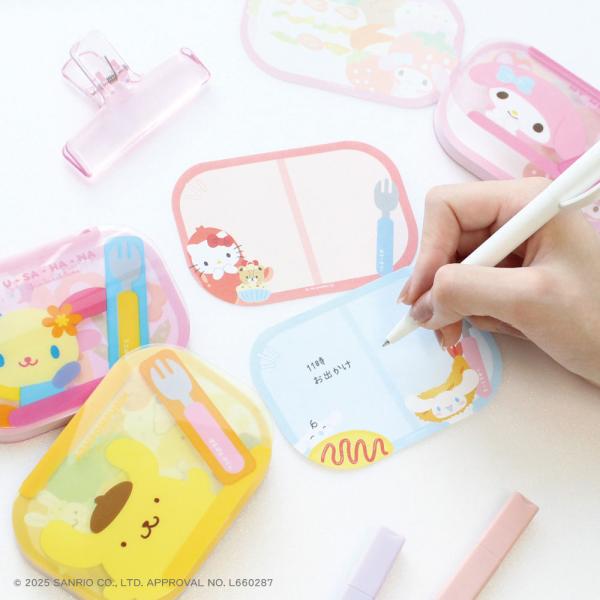 【予約】サンリオキャラクターズ　お弁当ミニメモ　ティーズファクトリー　