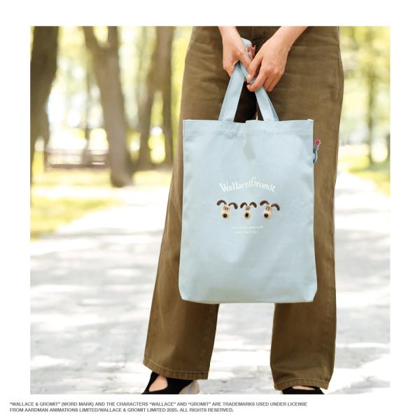 ウォレスとグルミット　ぴょこっとトートバッグ　ティーズファクトリー　