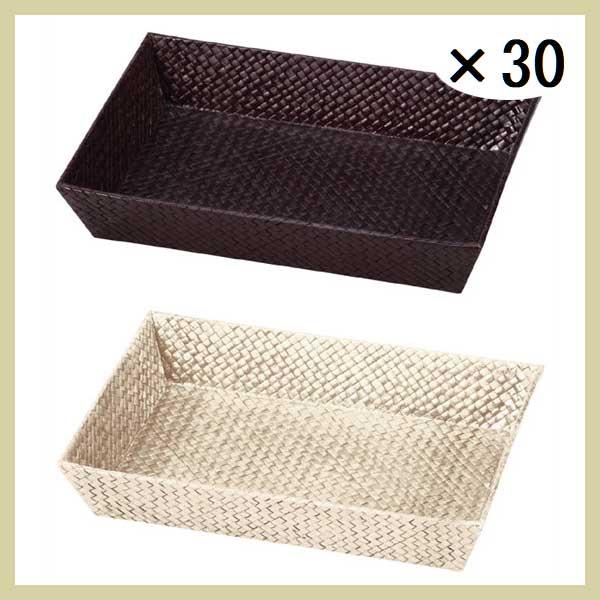 ＜30個セット＞『パンダン』四角タイプトレー「35×24.5×6.5cm」／２種類　mts-30-8...