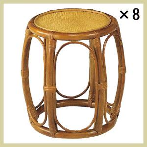 <8個セット>『ラタン』スツール(G) mts-...の商品画像