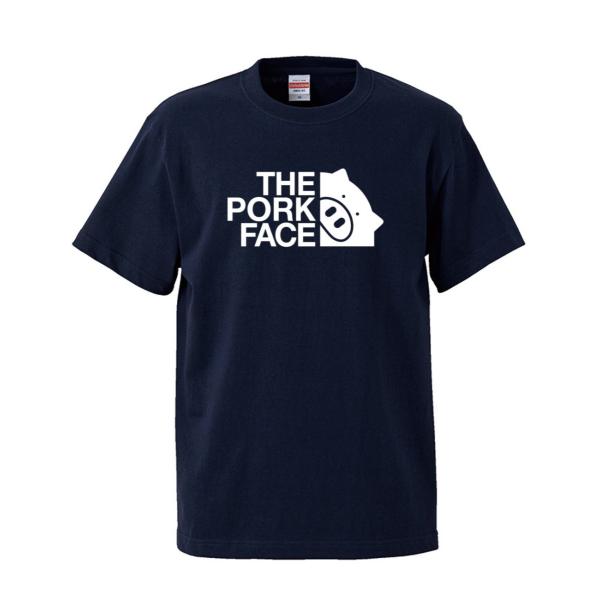 【メンズ】(ザ・ポーク・フェイス)THE PORK FACE 半袖Tシャツ カットソー ロゴ大 S/...